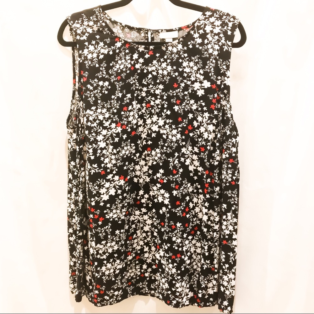 JJill size 2x sleeveless rayon summer tunic